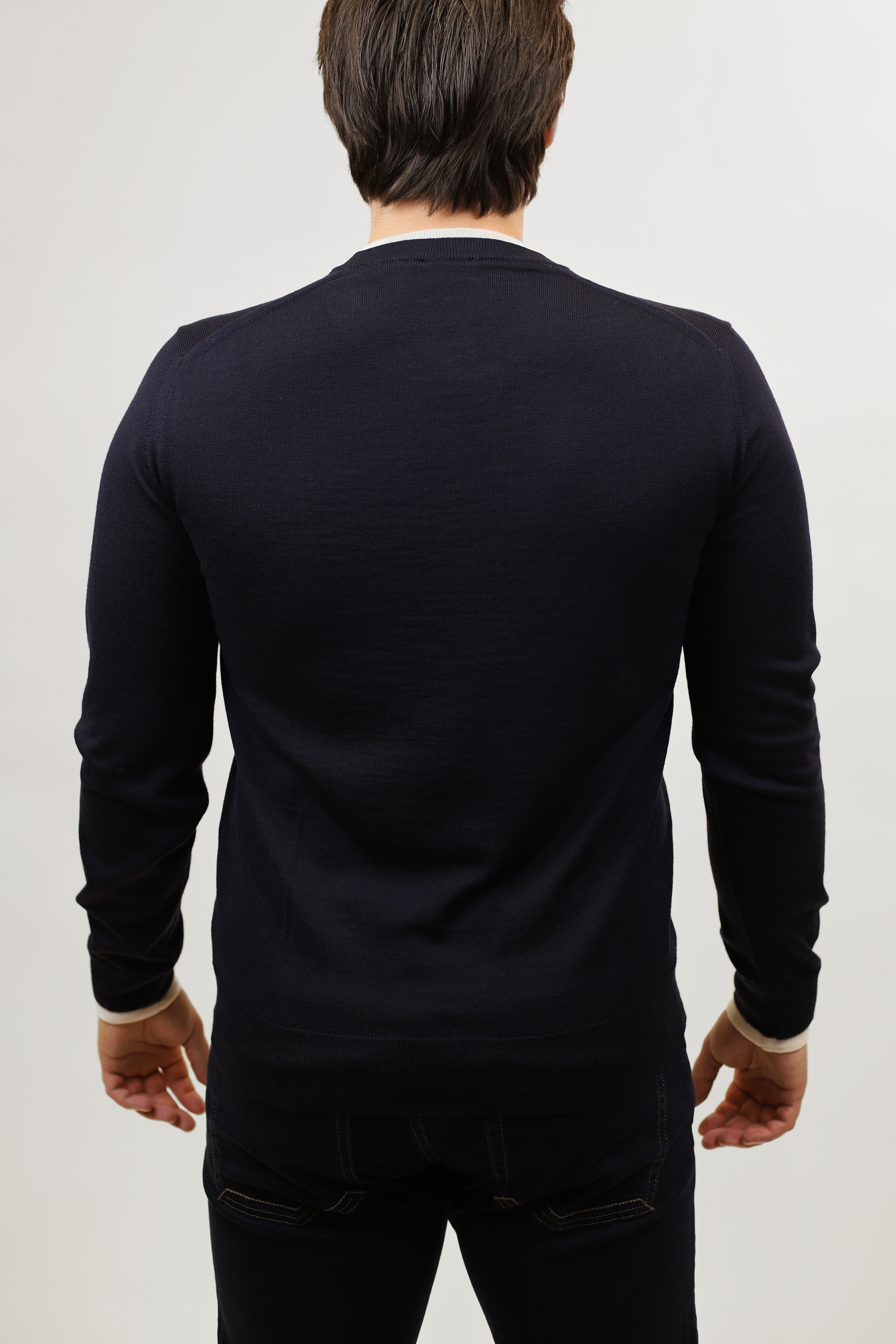 Джемпер мужской 3M0F300---UM707 BLUE NAVY